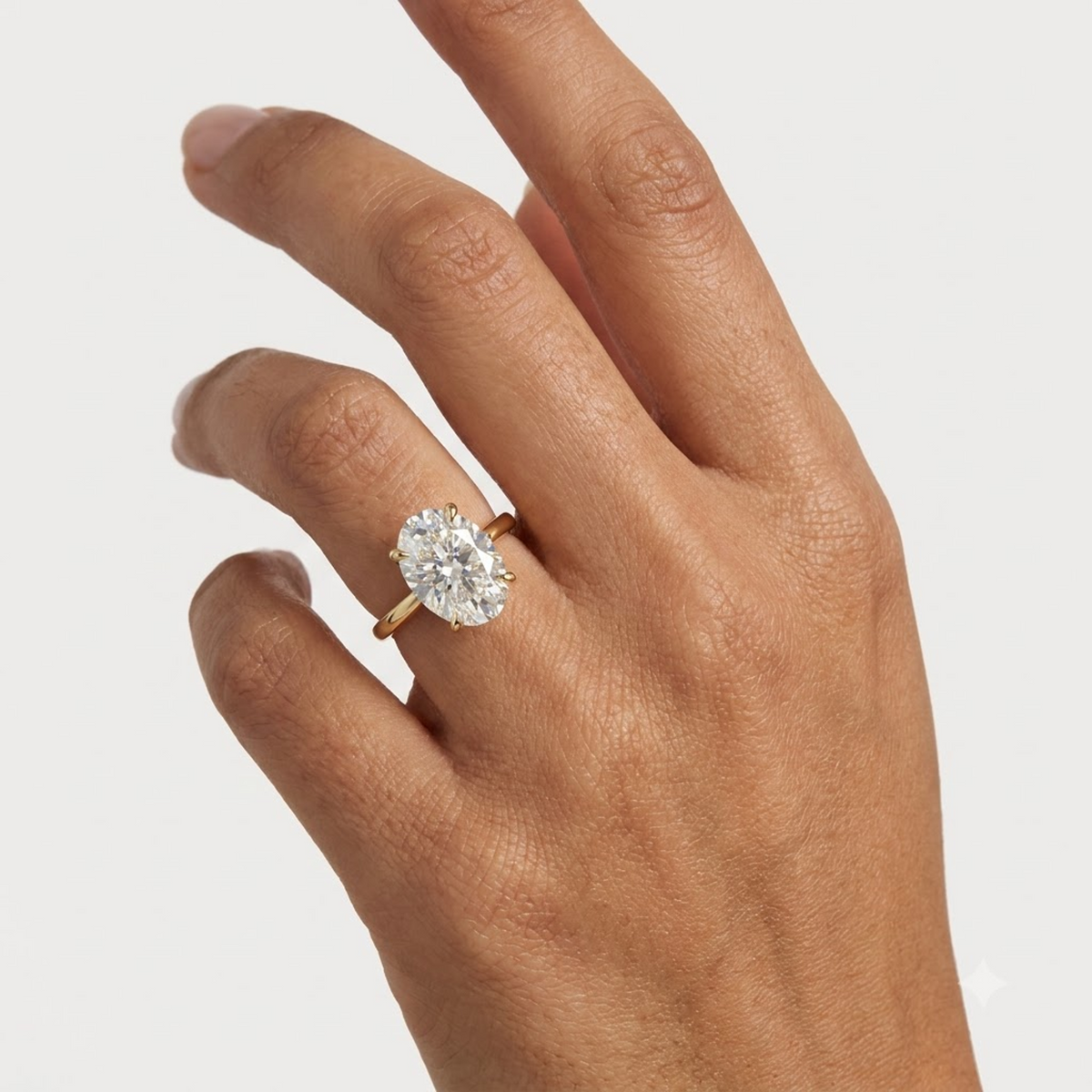1 carat oval engagement ring