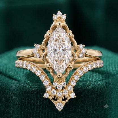 vintage marquise cut diamond​

