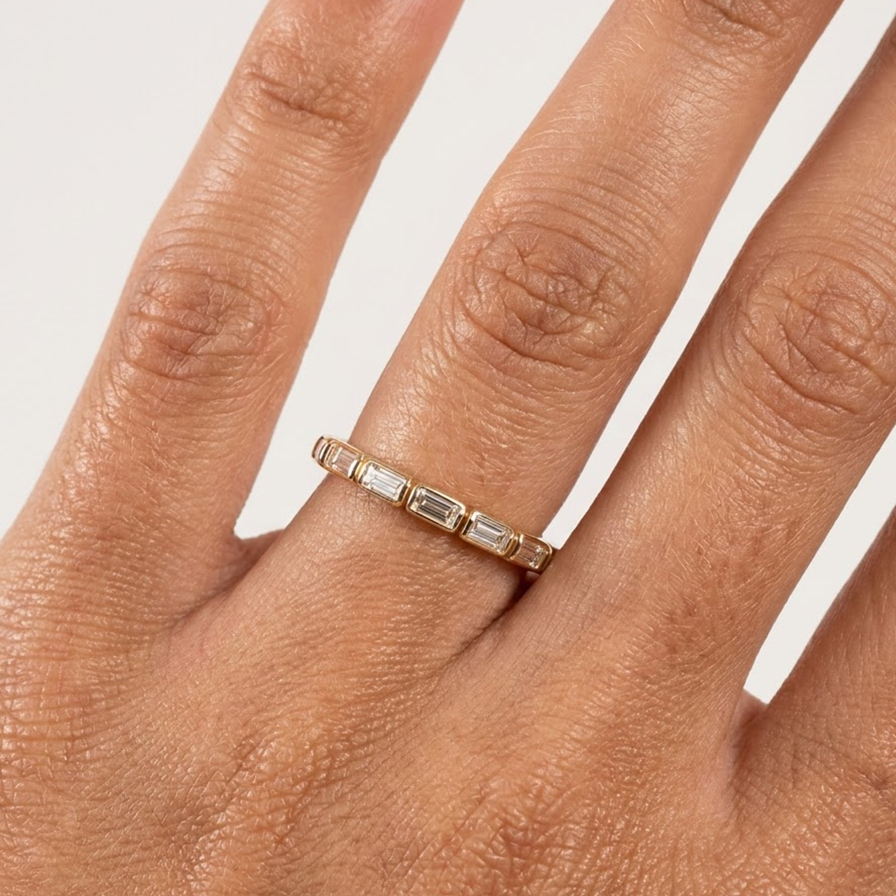 baguette wedding band​

