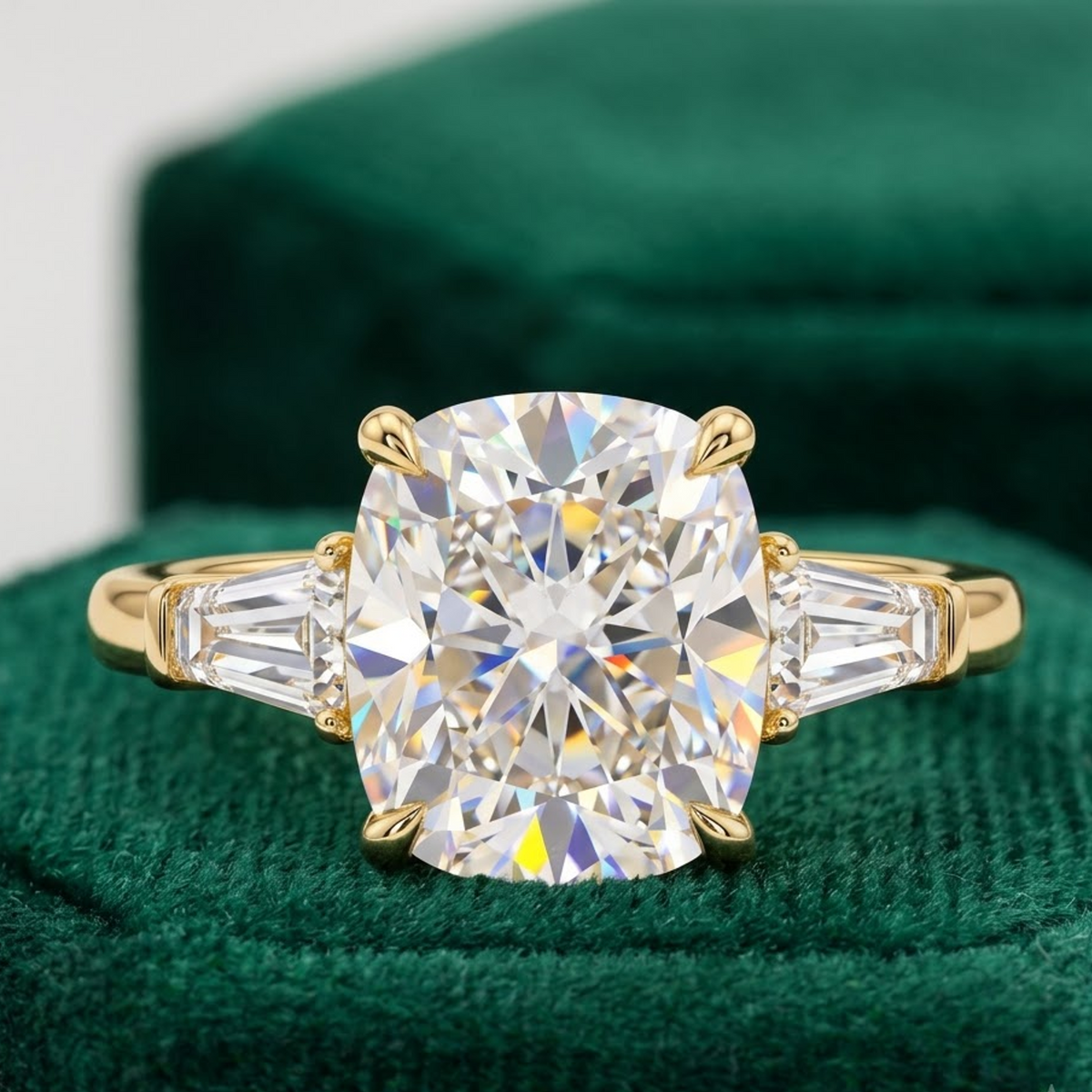 cushion diamond ring​

