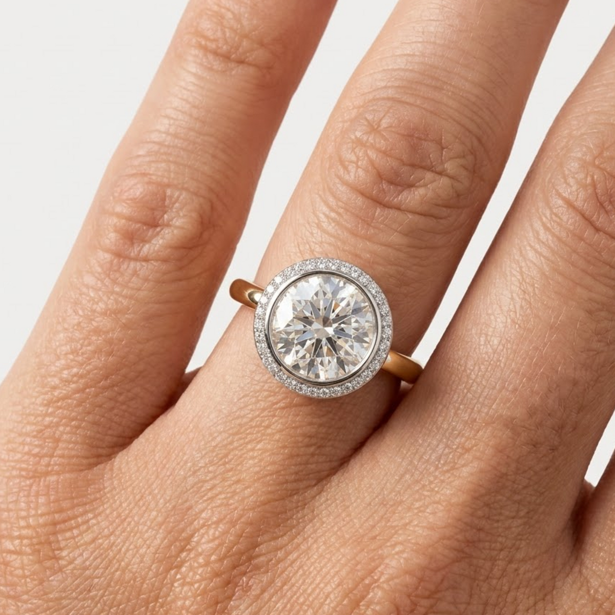 halo diamond rings​

