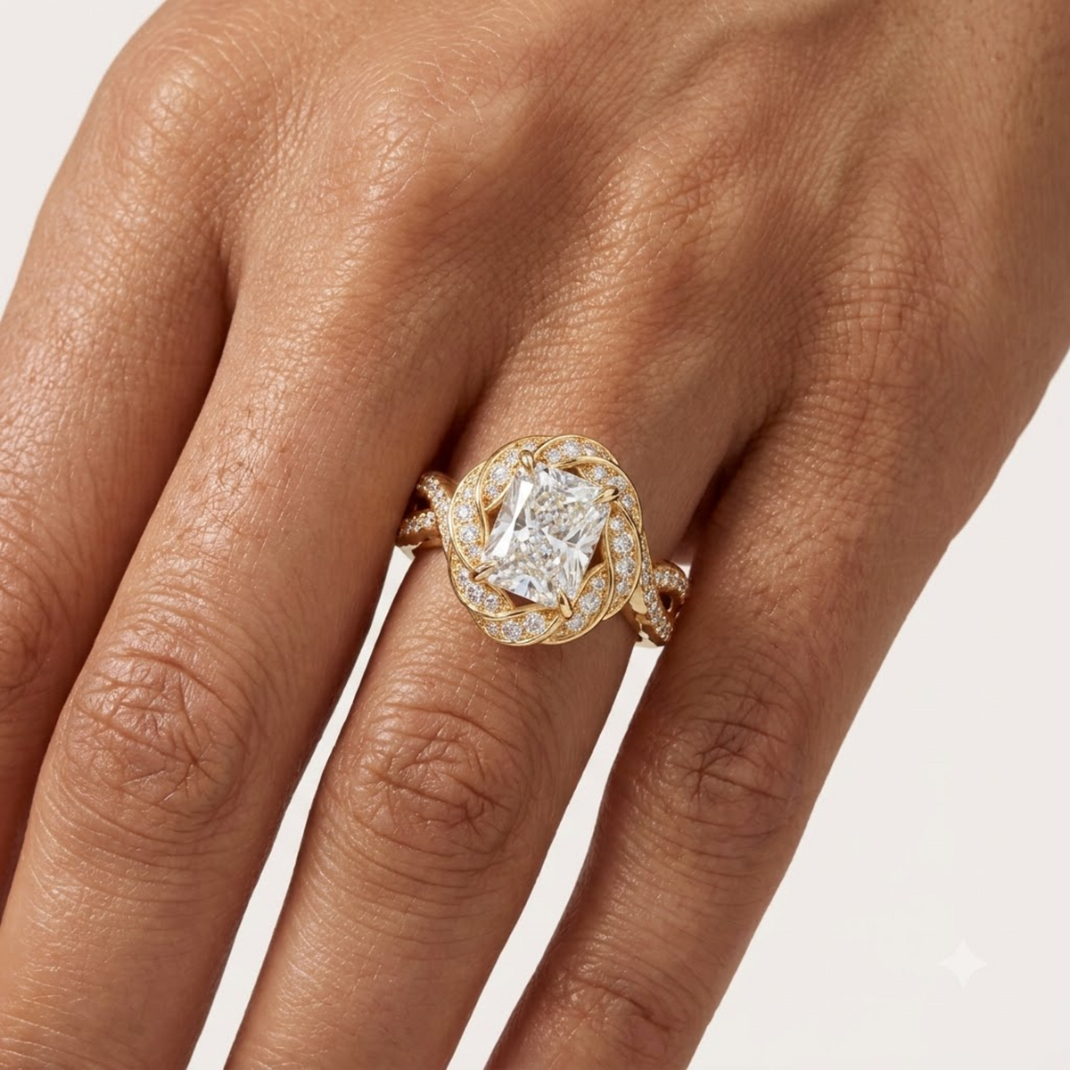 radiant halo ring​

