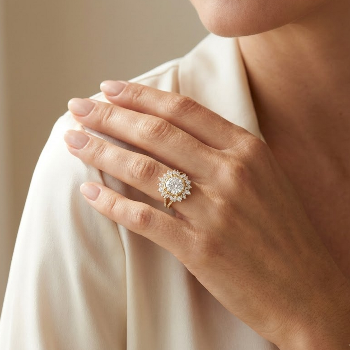 engagement rings with a halo​

