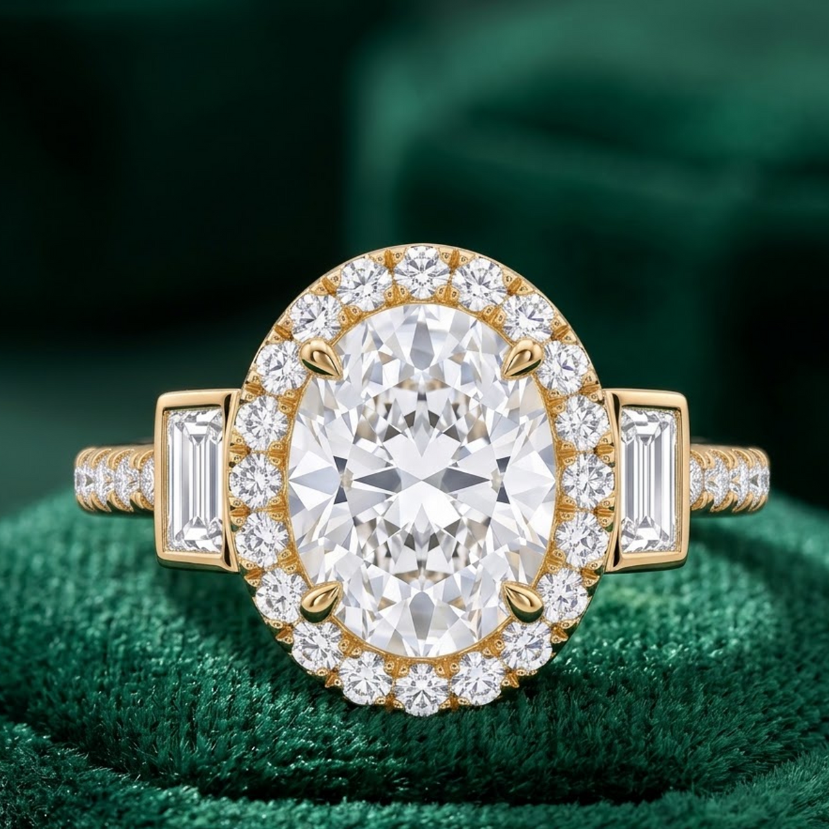 halo ring oval​

