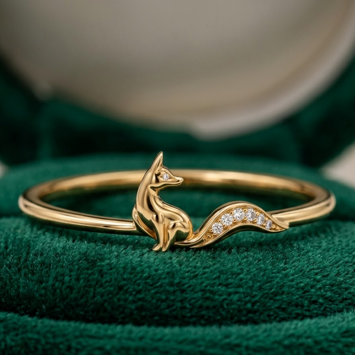 lab grown diamond animal ring