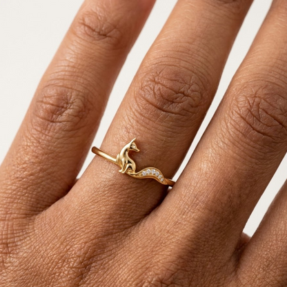 fox lab grown diamond ring