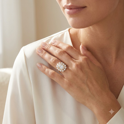 2.50ct Radiant Cut Lab Grown Diamond Halo Engagement Ring