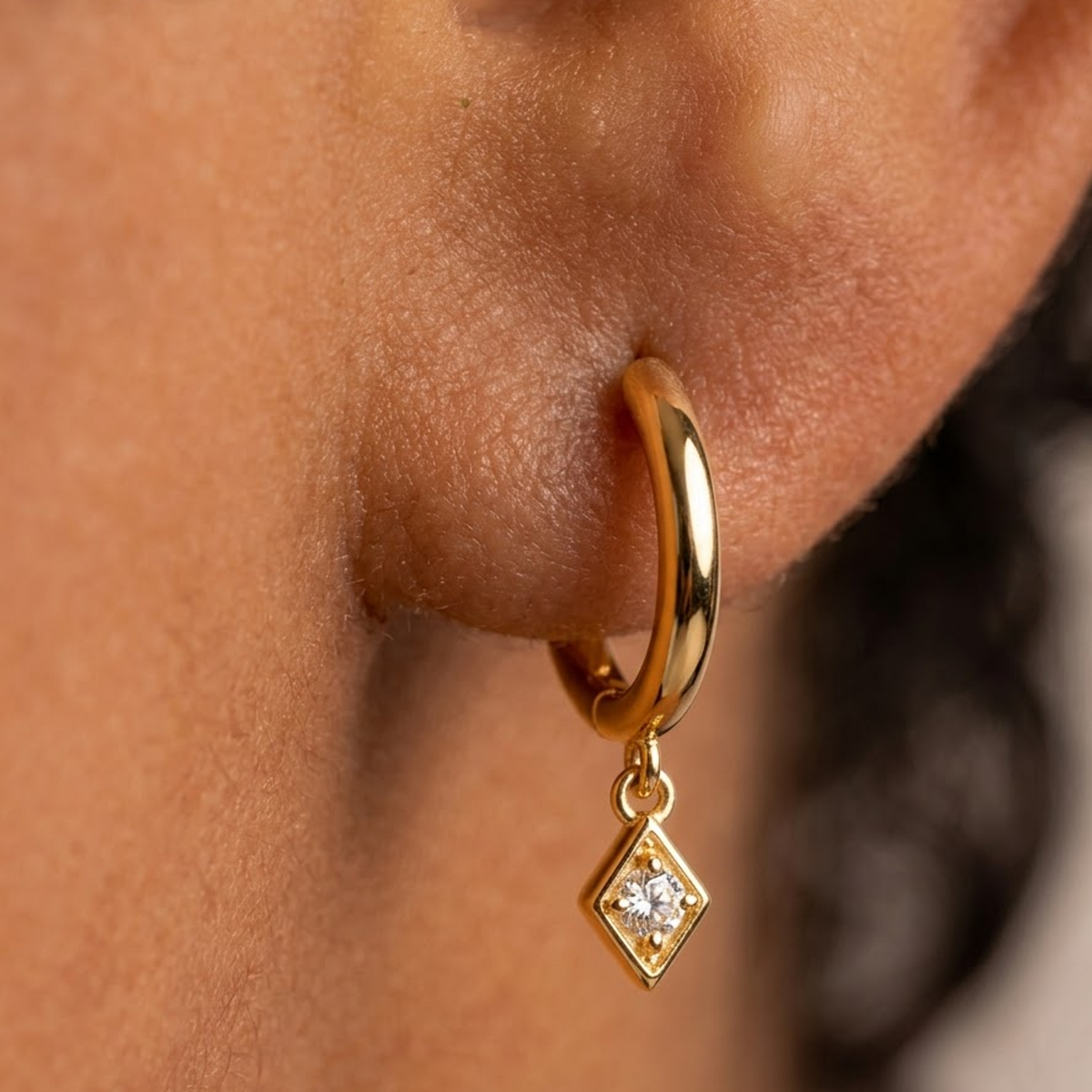 earrings dangle hoop​

