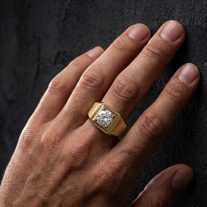 gold signet ring​


