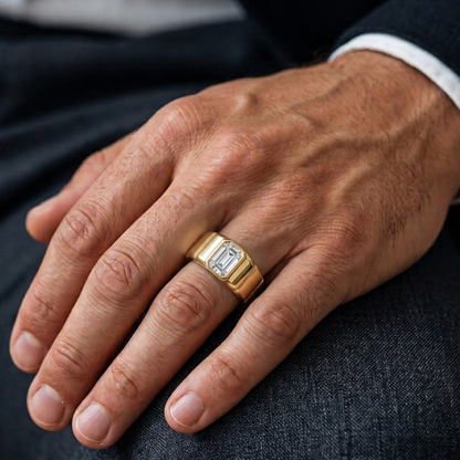 men's emerald ring​

