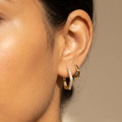 hexagon shaped earrings​

