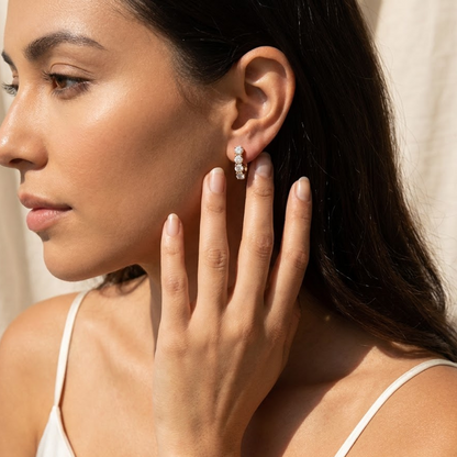 huggie earrings​

