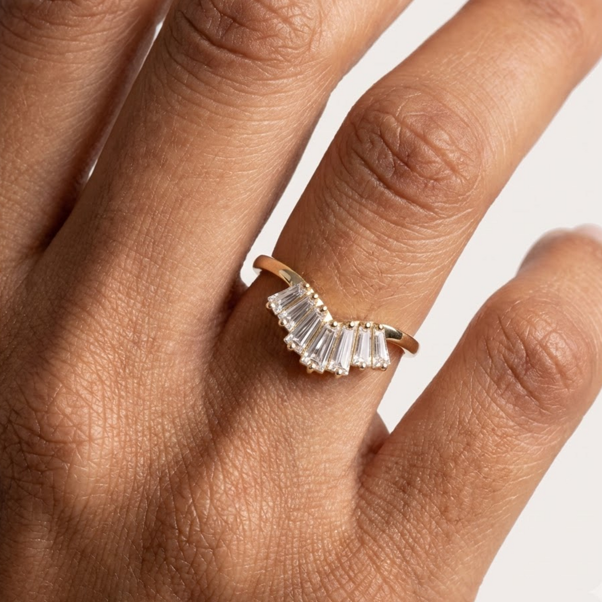 baguette diamond band​

