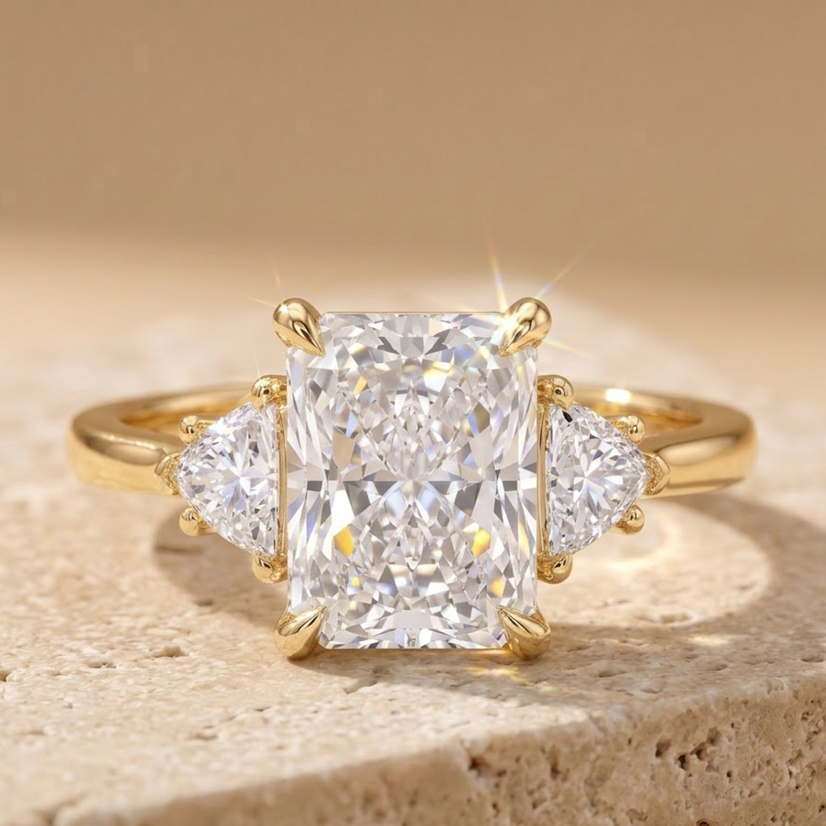 three stone engagement rings​


