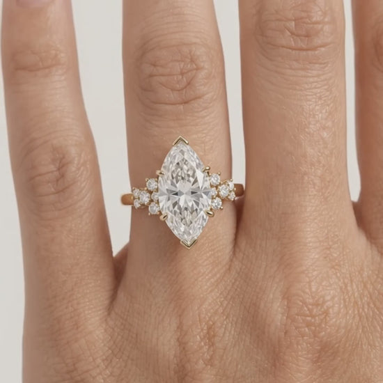 marquise gold ring​

