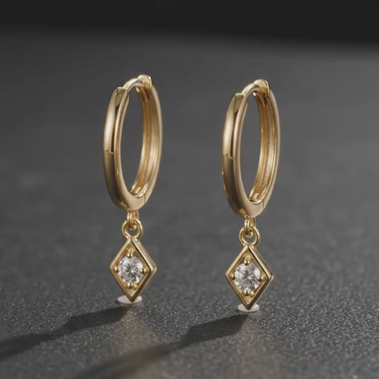 hoop earrings dangle​


