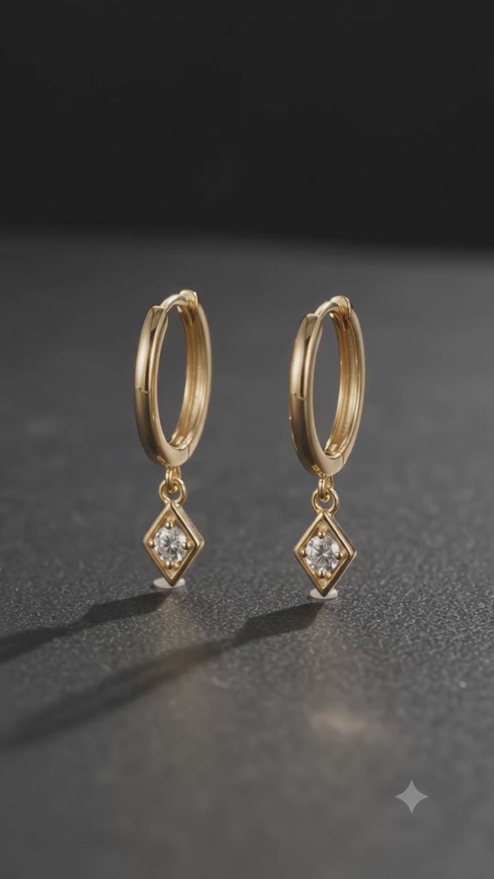 hoop earrings dangle​

