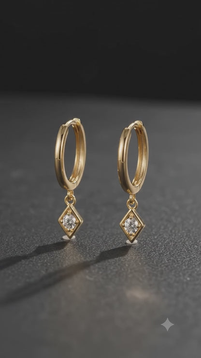hoop earrings dangle​

