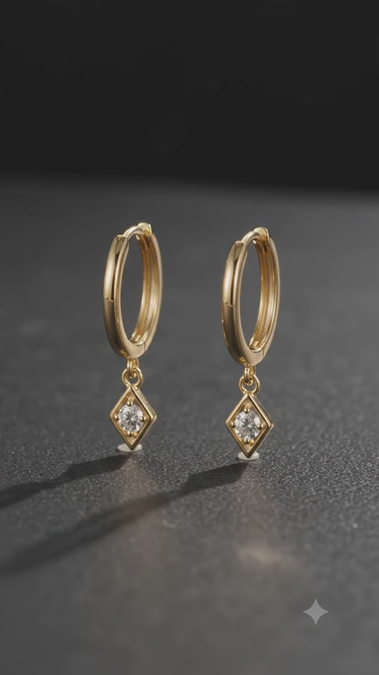 hoop earrings dangle​

