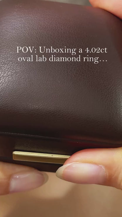 1.00ct Oval Cut Lab Grown Diamond Solitaire Elegant Engagement Ring