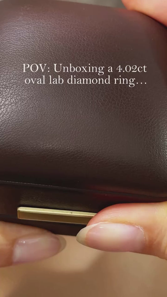 1.00ct Oval Cut Lab Grown Diamond Solitaire Elegant Engagement Ring