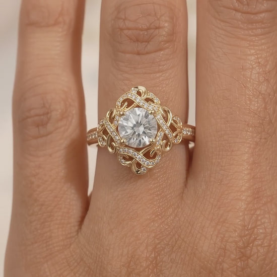 vintage bridal engagement ring