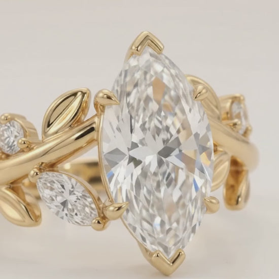 marquise diamond ring engagement​

