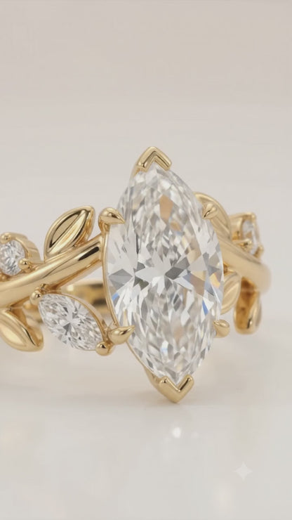marquise diamond ring engagement​

