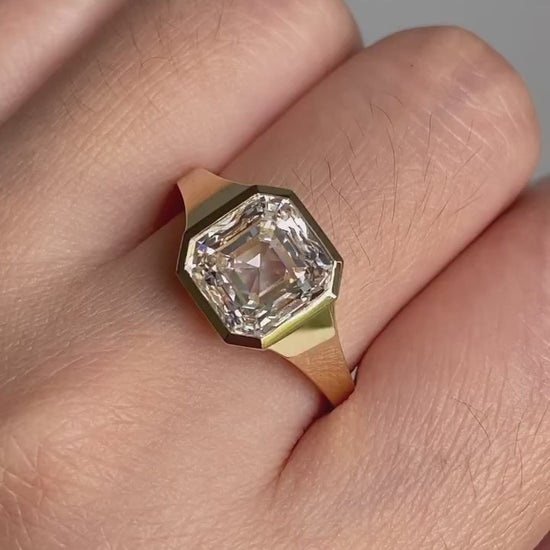 diamond gold ring