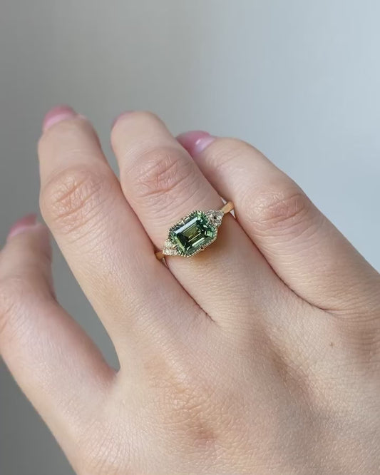 green diamond ring