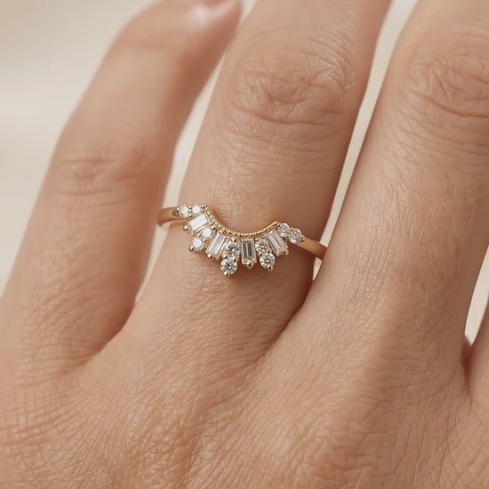 baguette and diamond band​

