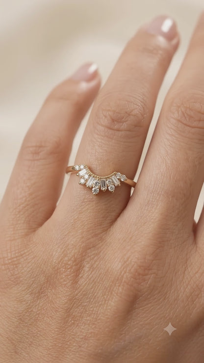 baguette and diamond band​


