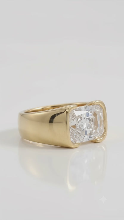 radiant engagement ring​


