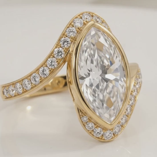 marquise ring halo​

