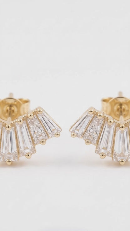 baguettes diamond earrings​

