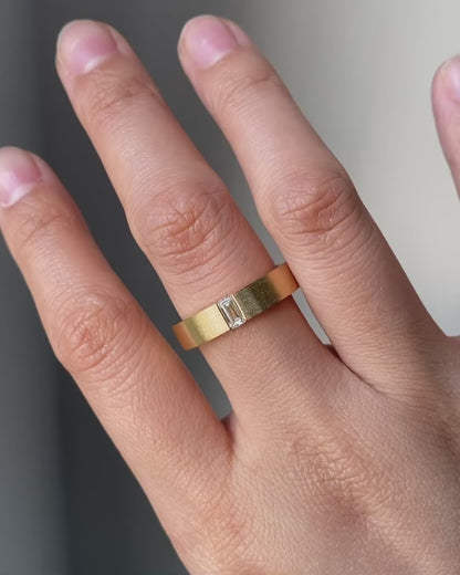 0.300ct Baguette cut Lab-Grown Ring Band