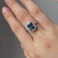 blue diamond ring