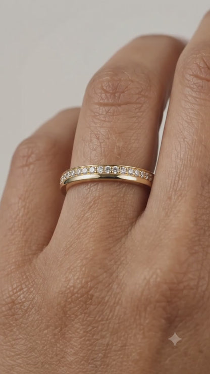 0.300 ct Lab Grown Diamond Eternity Band Ring