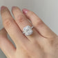 silver diamond ring