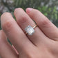 3.46ct Cushion Cut Moissanite Engagement Ring