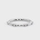 0.250ct Marquise Cut Lab Grown Half Eternity Alternating Wedding Band