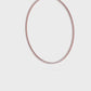 17.50ct Round Cut Lab Grown Diamond Elegant Tennis Style Necklace, 16 inch