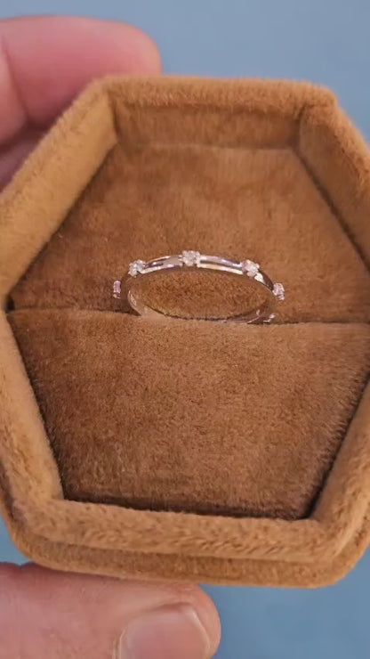 0.050Ct Lab Grown Diamond Eternity Ring, Diamond Wedding Band