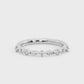 0.250ct Marquise & Round Lab Grown Diamond Eternity Ring 14K White Gold