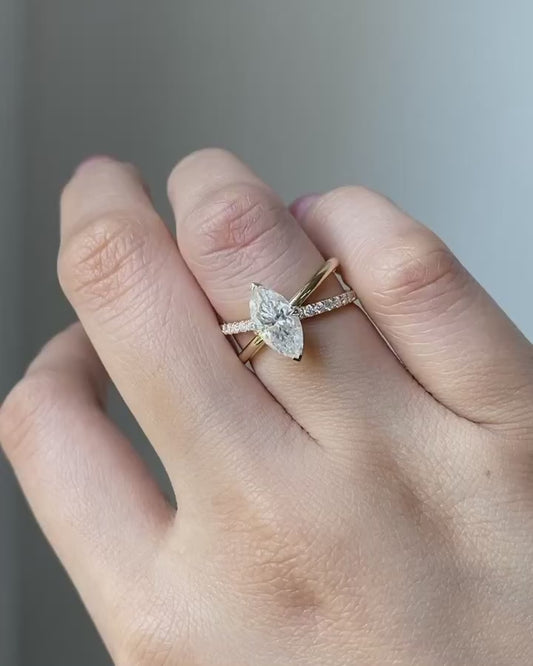 Marquise cut ring 