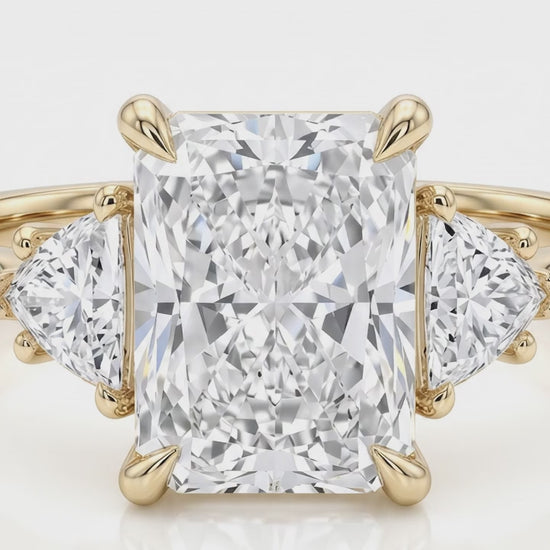 3 stone engagement rings​

