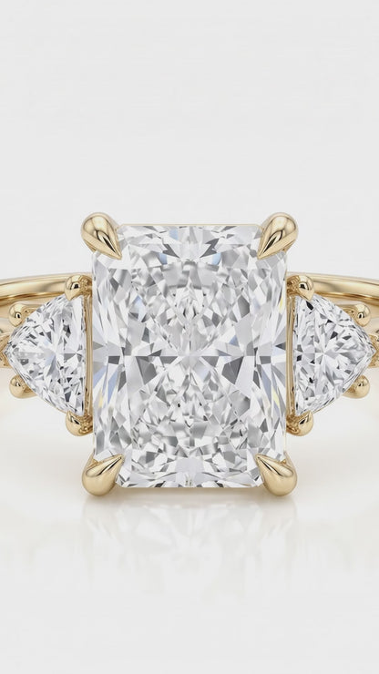 3 stone engagement rings​

