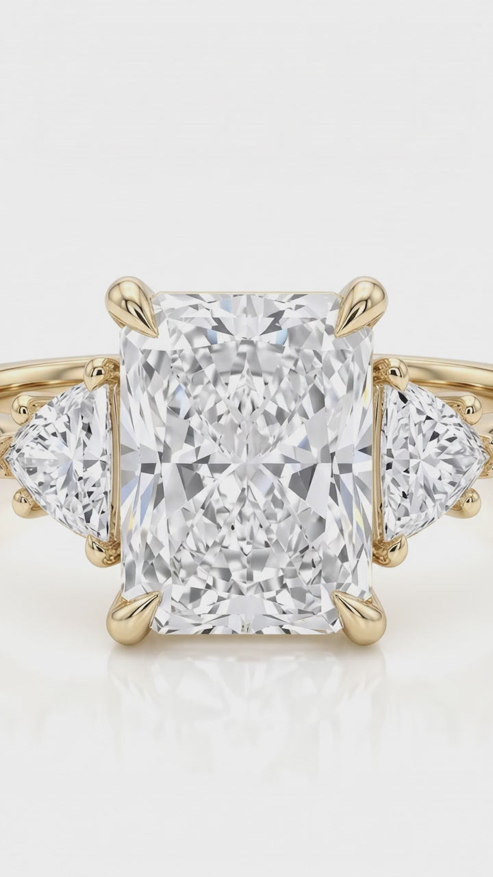 3 stone engagement rings​

