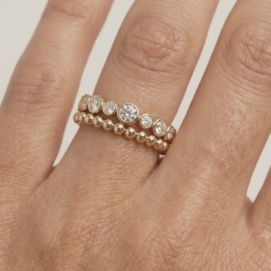 bezel set oval engagement ring​

