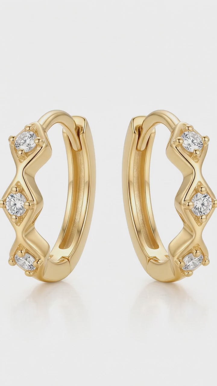 huggie earring hoops​

